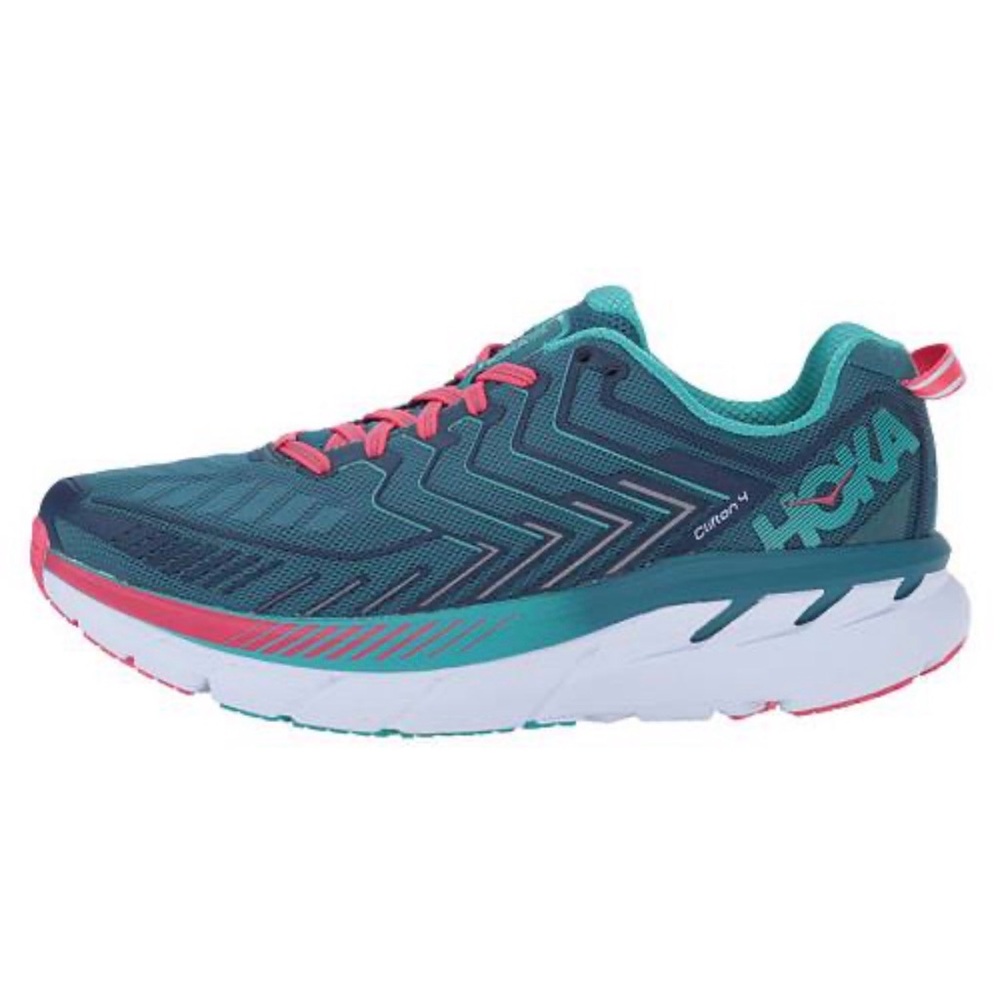 Hoka Women's Blue and Pink Athletic Shoes